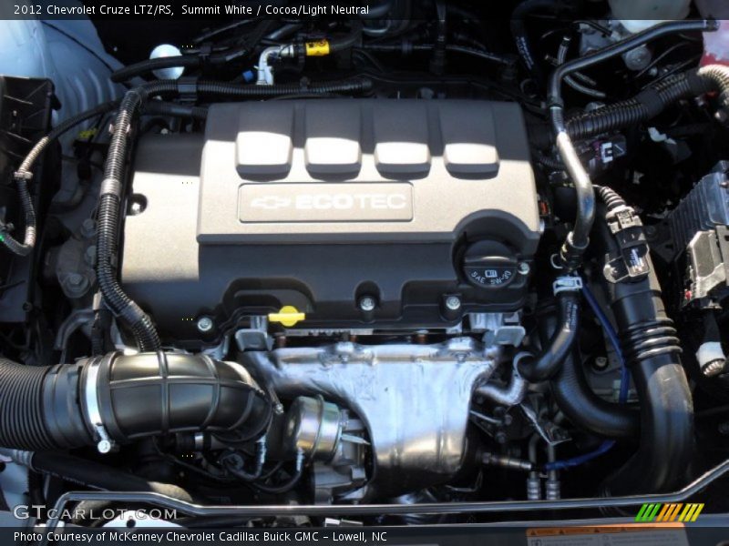  2012 Cruze LTZ/RS Engine - 1.4 Liter DI Turbocharged DOHC 16-Valve VVT 4 Cylinder