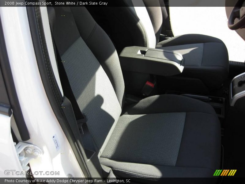 Stone White / Dark Slate Gray 2008 Jeep Compass Sport