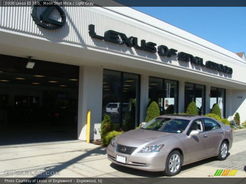 Moon Shell Mica / Light Gray 2008 Lexus ES 350