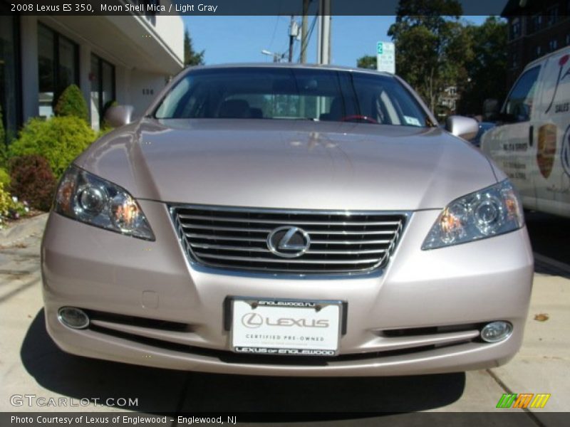 Moon Shell Mica / Light Gray 2008 Lexus ES 350