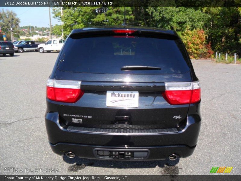 Brilliant Black Crystal Pearl / Black 2012 Dodge Durango R/T