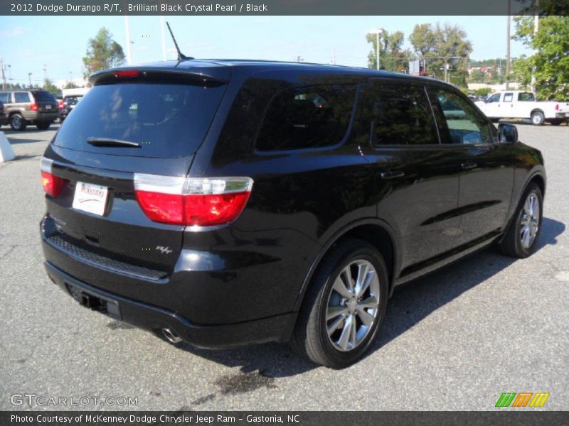 Brilliant Black Crystal Pearl / Black 2012 Dodge Durango R/T
