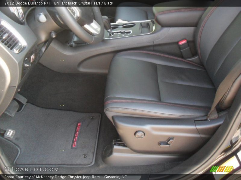Brilliant Black Crystal Pearl / Black 2012 Dodge Durango R/T