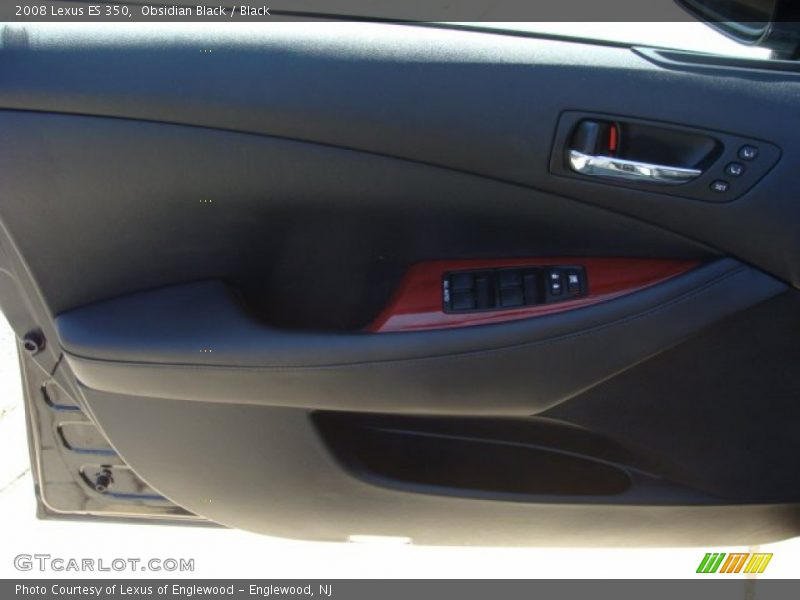 Obsidian Black / Black 2008 Lexus ES 350