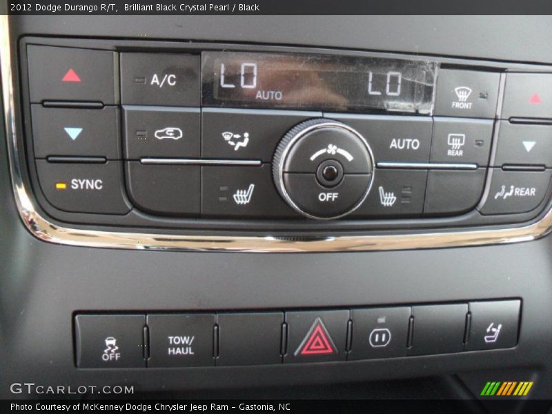 Controls of 2012 Durango R/T