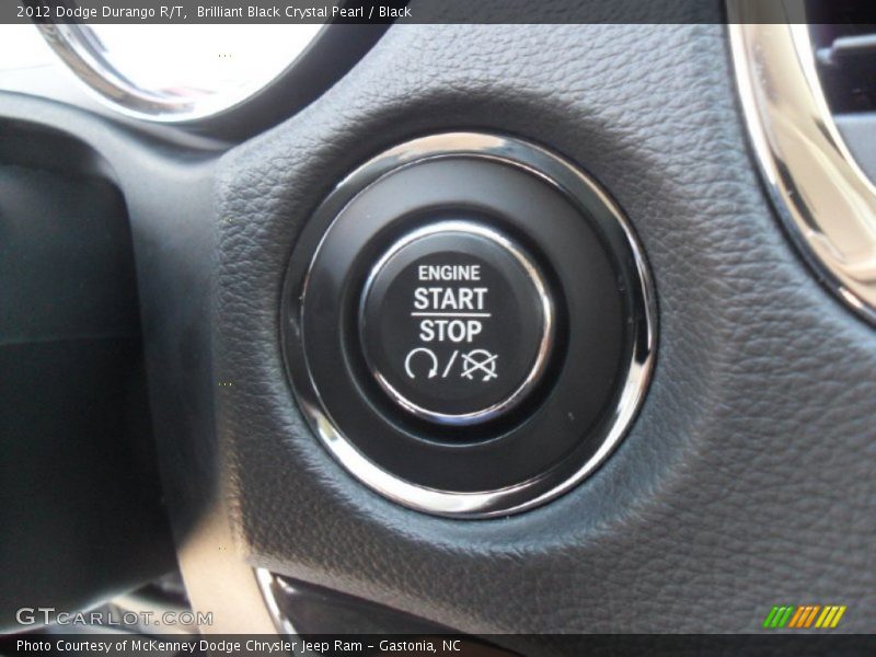 Brilliant Black Crystal Pearl / Black 2012 Dodge Durango R/T