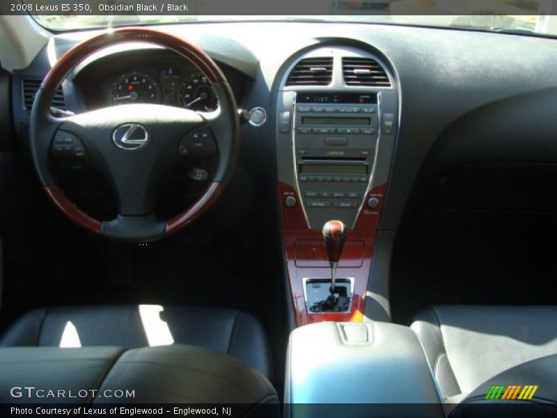 Obsidian Black / Black 2008 Lexus ES 350