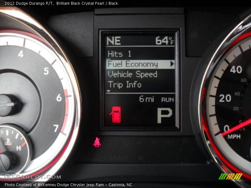 Brilliant Black Crystal Pearl / Black 2012 Dodge Durango R/T