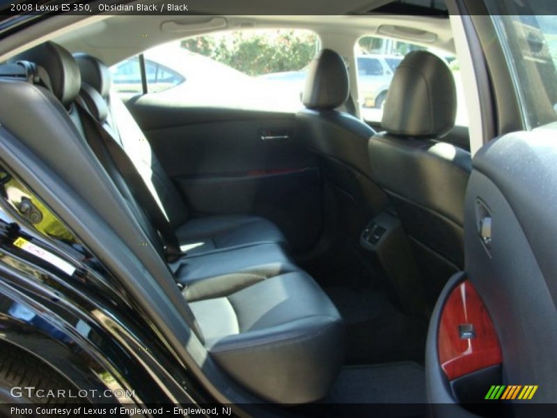 Obsidian Black / Black 2008 Lexus ES 350