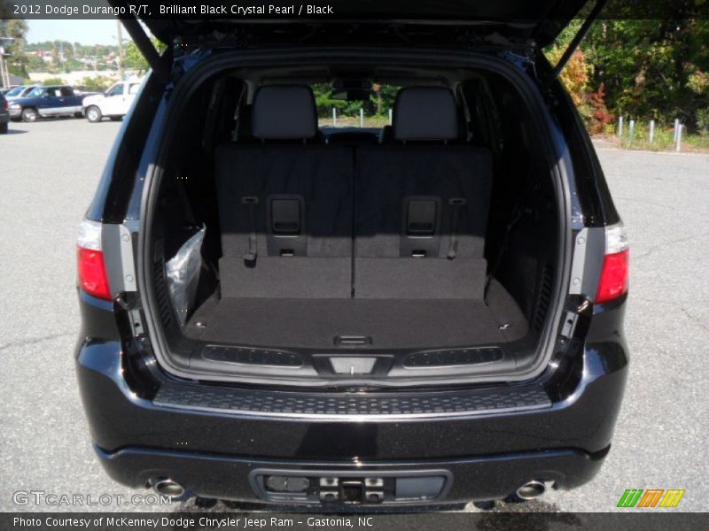Brilliant Black Crystal Pearl / Black 2012 Dodge Durango R/T