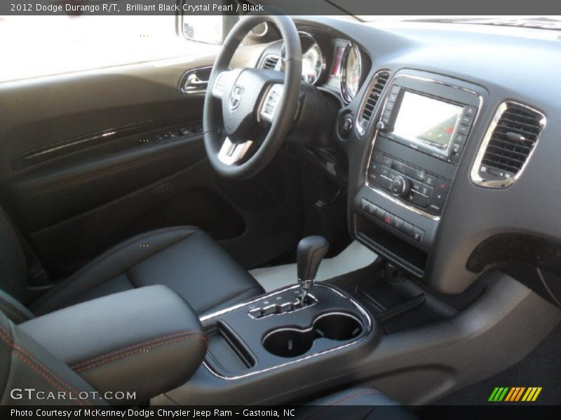 Brilliant Black Crystal Pearl / Black 2012 Dodge Durango R/T