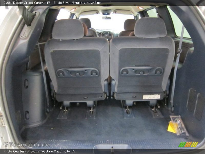 Bright Silver Metallic / Navy Blue 2001 Dodge Grand Caravan ES