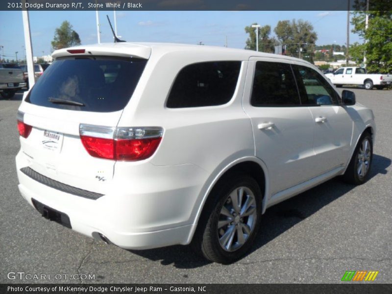 Stone White / Black 2012 Dodge Durango R/T