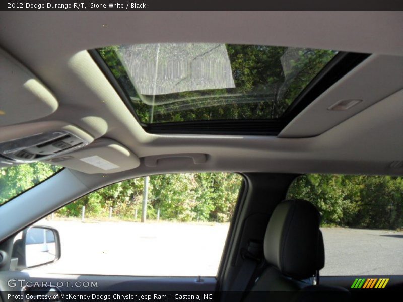 Sunroof of 2012 Durango R/T