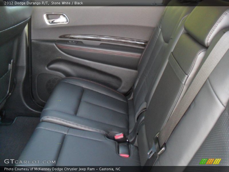 Stone White / Black 2012 Dodge Durango R/T