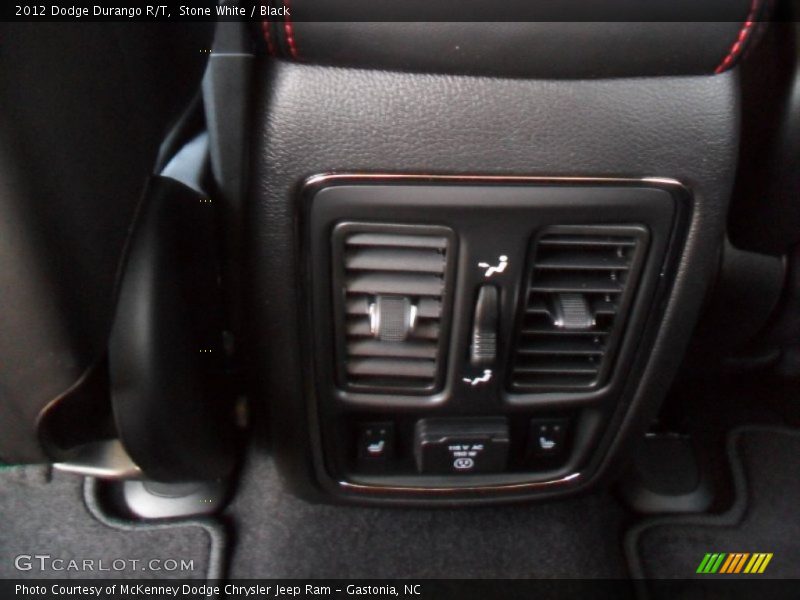 Stone White / Black 2012 Dodge Durango R/T