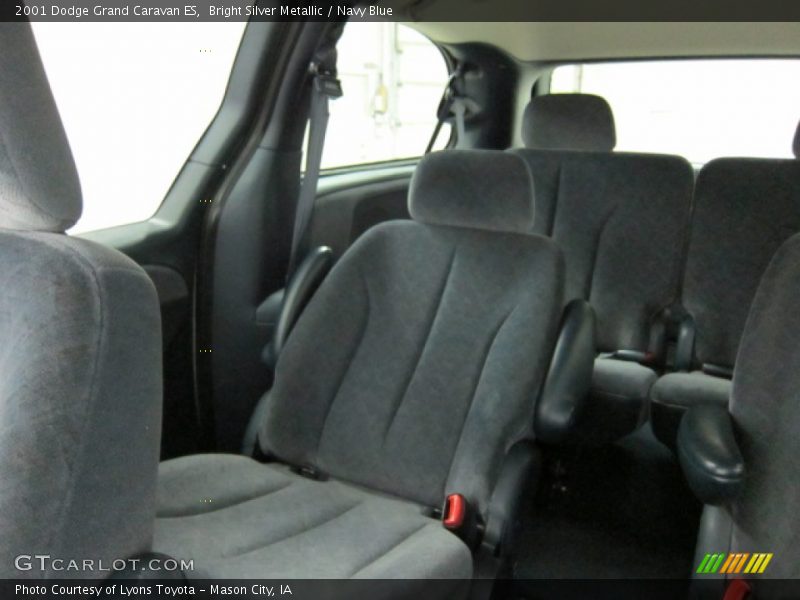 Bright Silver Metallic / Navy Blue 2001 Dodge Grand Caravan ES