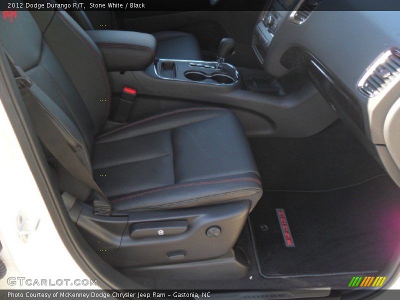 Stone White / Black 2012 Dodge Durango R/T