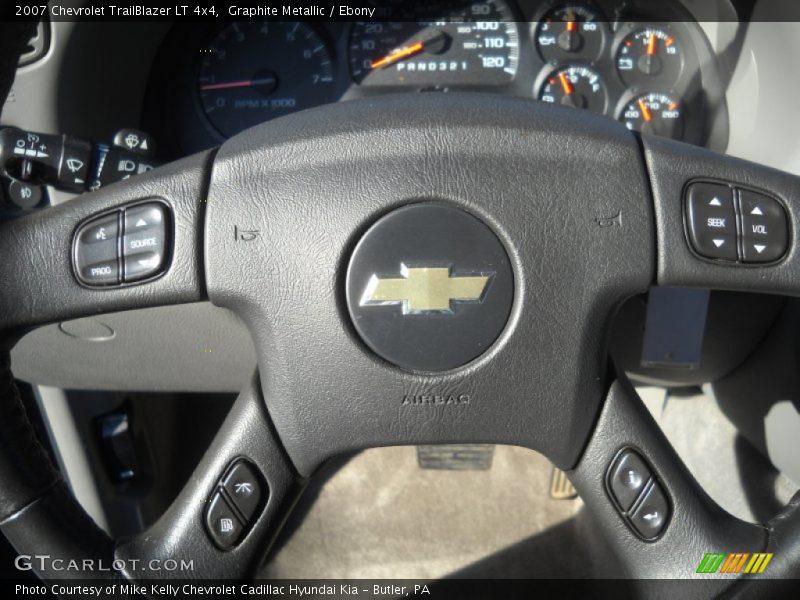 Graphite Metallic / Ebony 2007 Chevrolet TrailBlazer LT 4x4