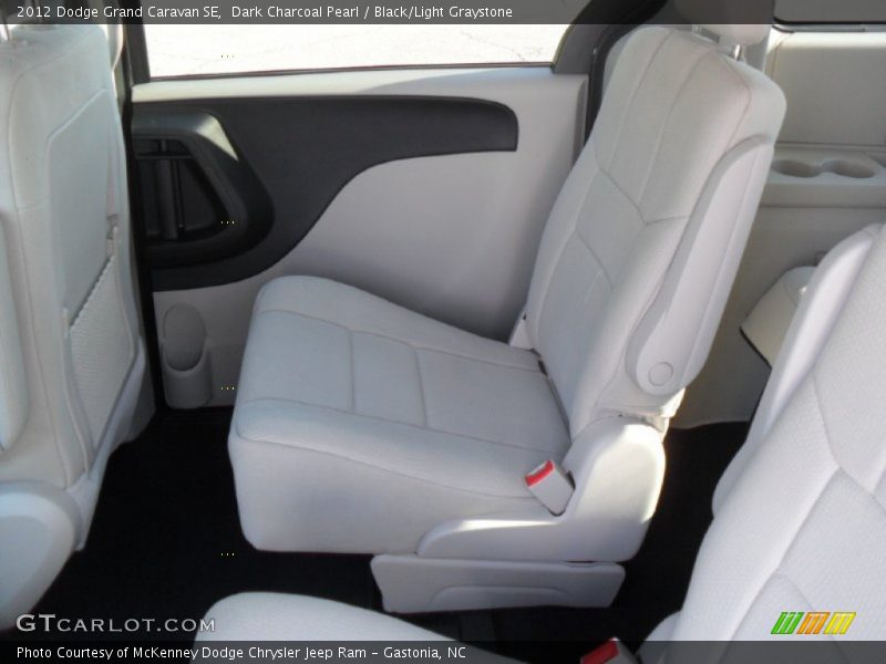  2012 Grand Caravan SE Black/Light Graystone Interior