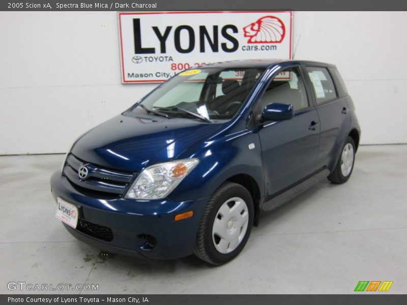 Spectra Blue Mica / Dark Charcoal 2005 Scion xA