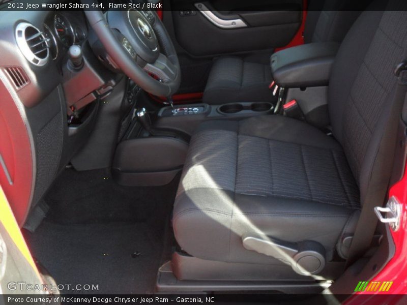 Flame Red / Black 2012 Jeep Wrangler Sahara 4x4