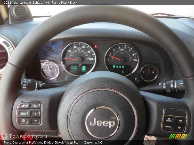 Flame Red / Black 2012 Jeep Wrangler Sahara 4x4