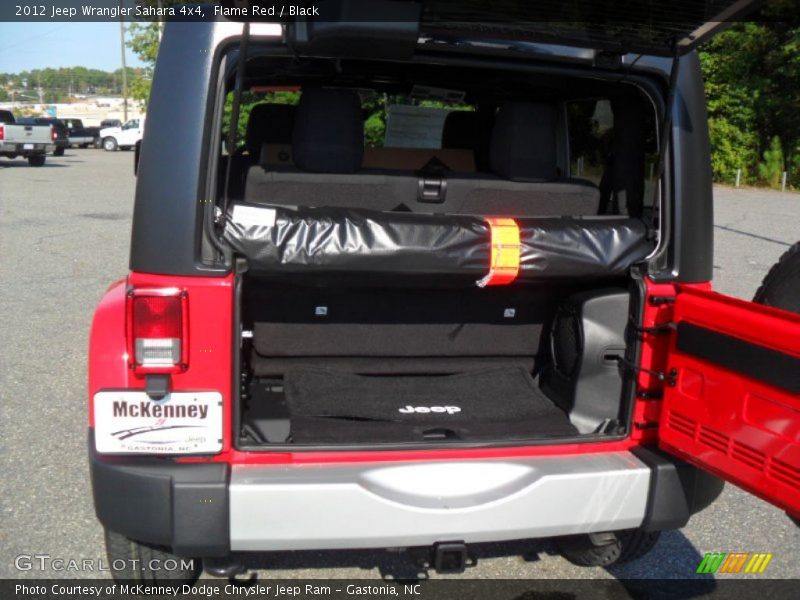 Flame Red / Black 2012 Jeep Wrangler Sahara 4x4