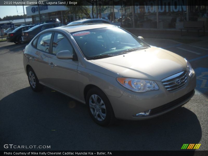 Laguna Sand / Beige 2010 Hyundai Elantra GLS