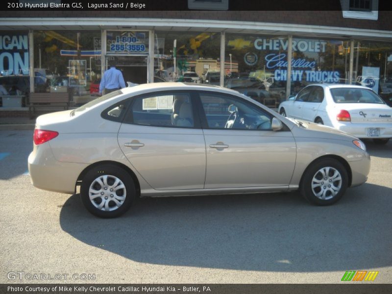 Laguna Sand / Beige 2010 Hyundai Elantra GLS
