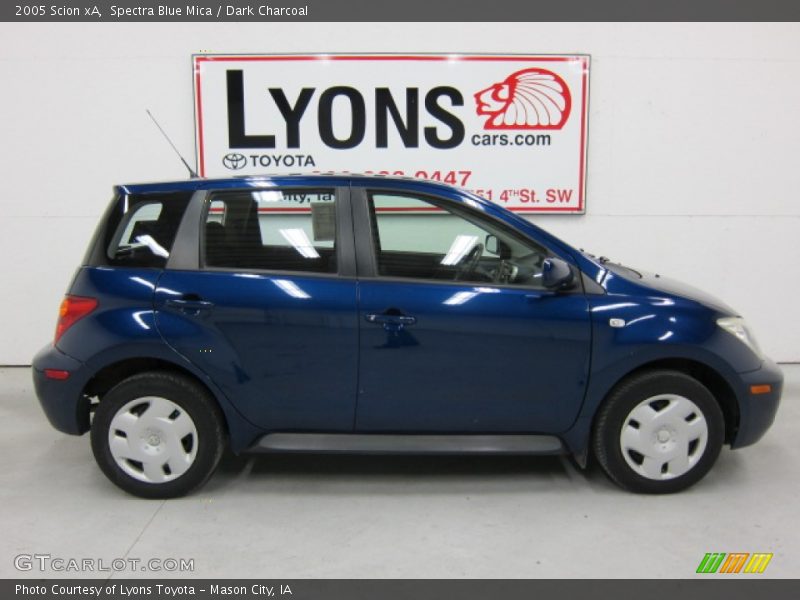 Spectra Blue Mica / Dark Charcoal 2005 Scion xA