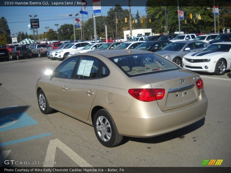 Laguna Sand / Beige 2010 Hyundai Elantra GLS