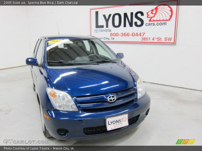 Spectra Blue Mica / Dark Charcoal 2005 Scion xA