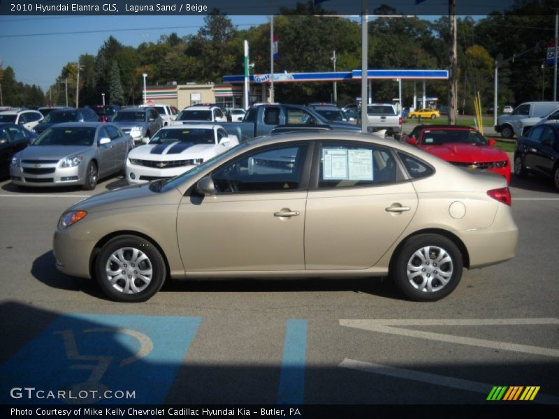 Laguna Sand / Beige 2010 Hyundai Elantra GLS