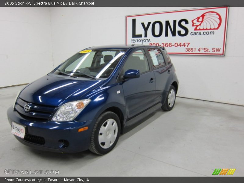 Spectra Blue Mica / Dark Charcoal 2005 Scion xA