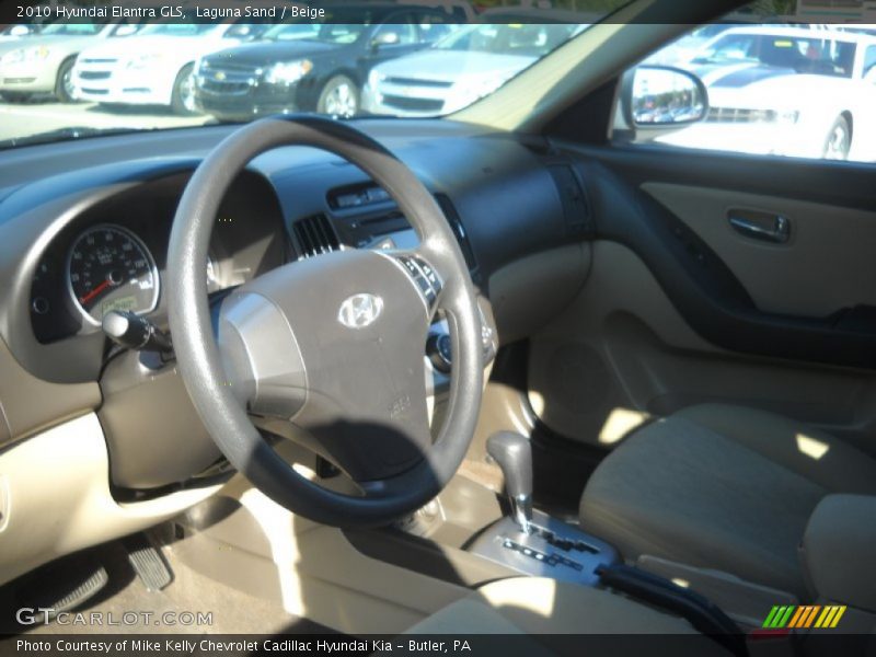 Laguna Sand / Beige 2010 Hyundai Elantra GLS