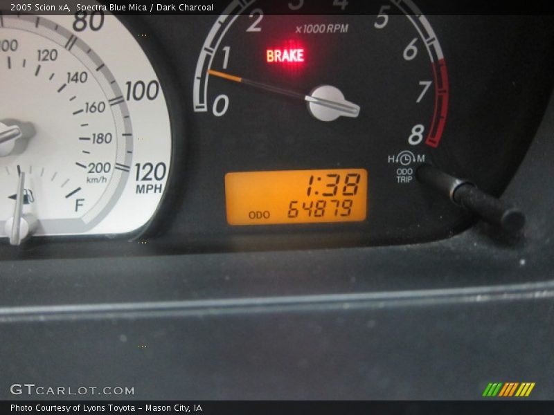 Spectra Blue Mica / Dark Charcoal 2005 Scion xA