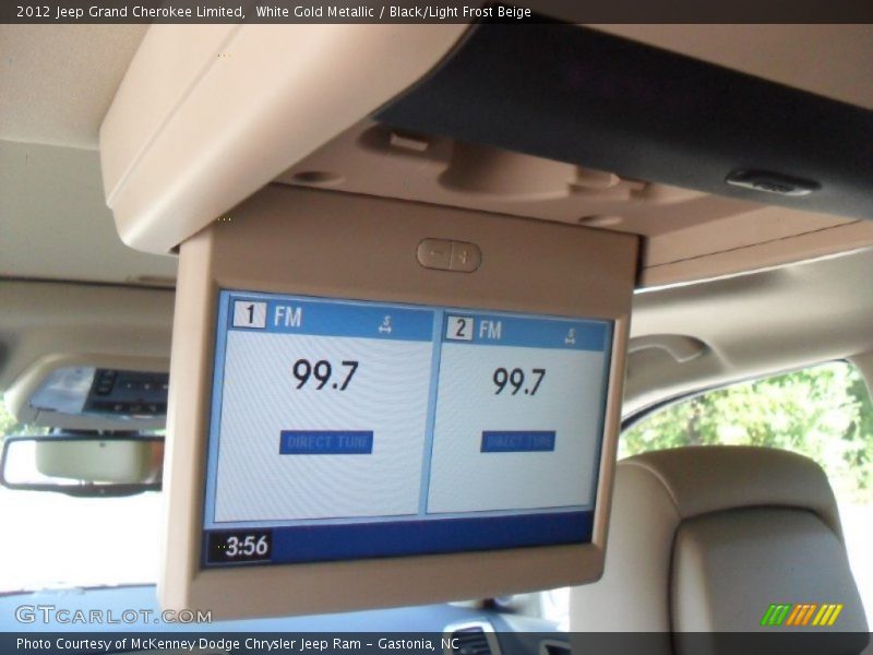 White Gold Metallic / Black/Light Frost Beige 2012 Jeep Grand Cherokee Limited