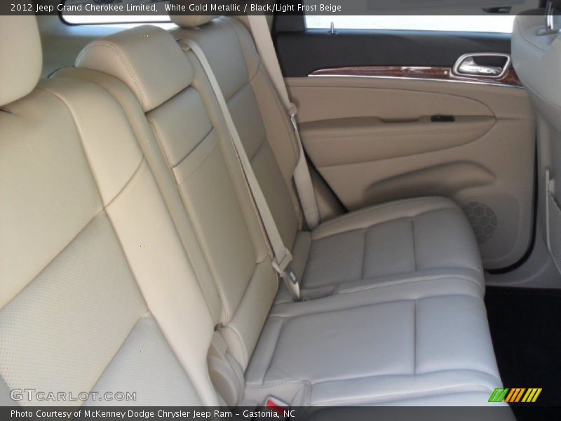 White Gold Metallic / Black/Light Frost Beige 2012 Jeep Grand Cherokee Limited