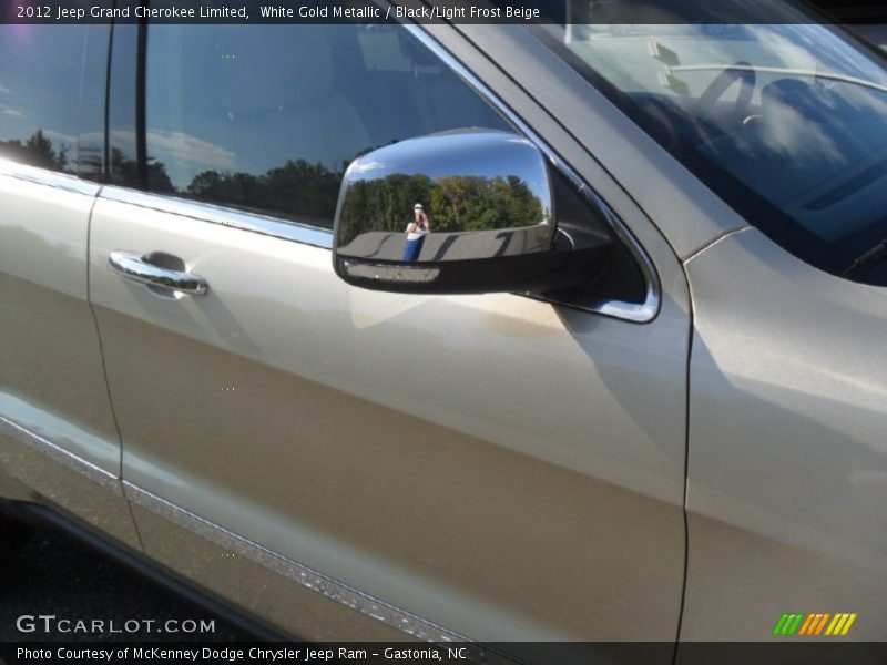 White Gold Metallic / Black/Light Frost Beige 2012 Jeep Grand Cherokee Limited