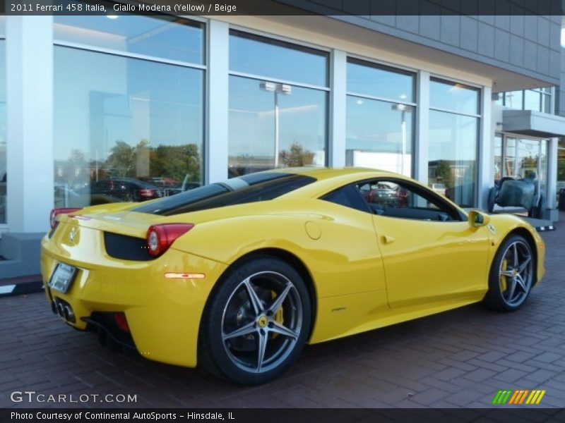  2011 458 Italia Giallo Modena (Yellow)
