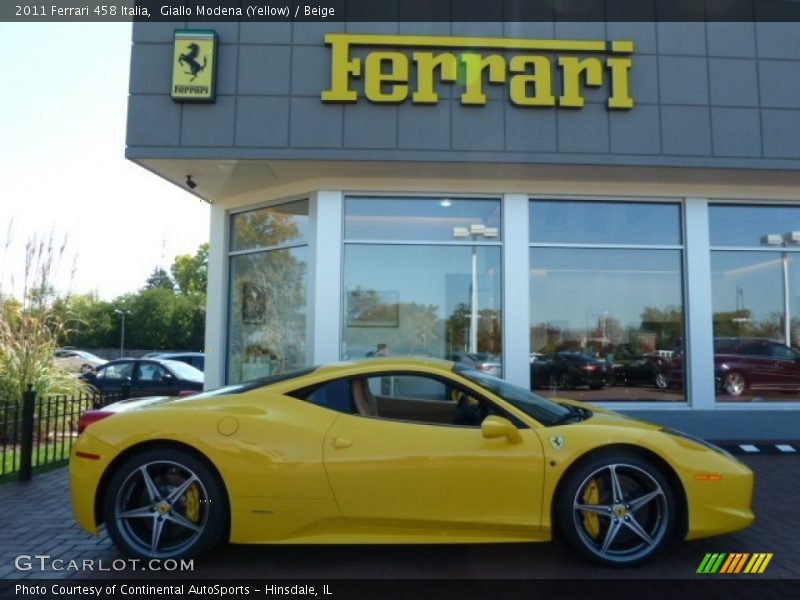  2011 458 Italia Giallo Modena (Yellow)