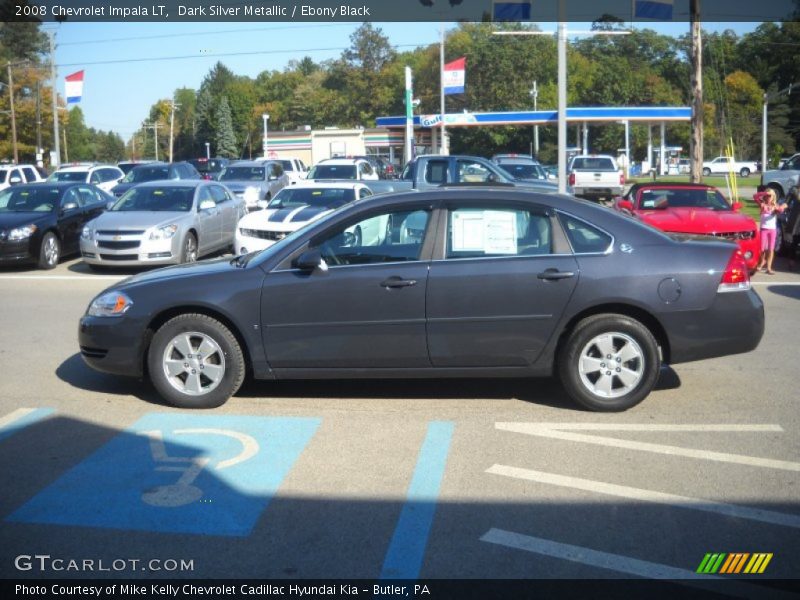Dark Silver Metallic / Ebony Black 2008 Chevrolet Impala LT