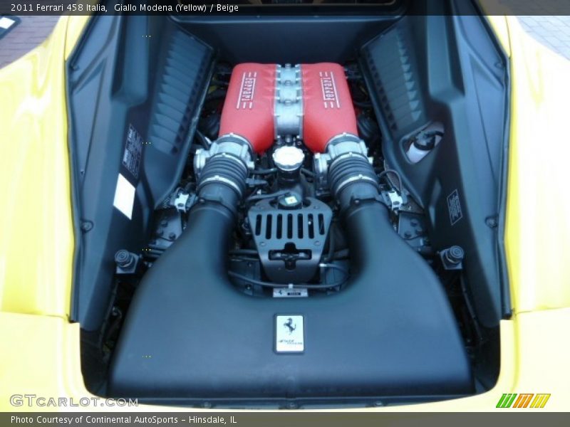  2011 458 Italia Engine - 4.5 Liter GDI DOHC 32-Valve VVT V8