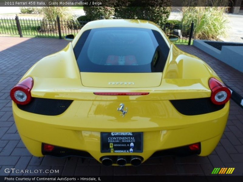  2011 458 Italia Giallo Modena (Yellow)