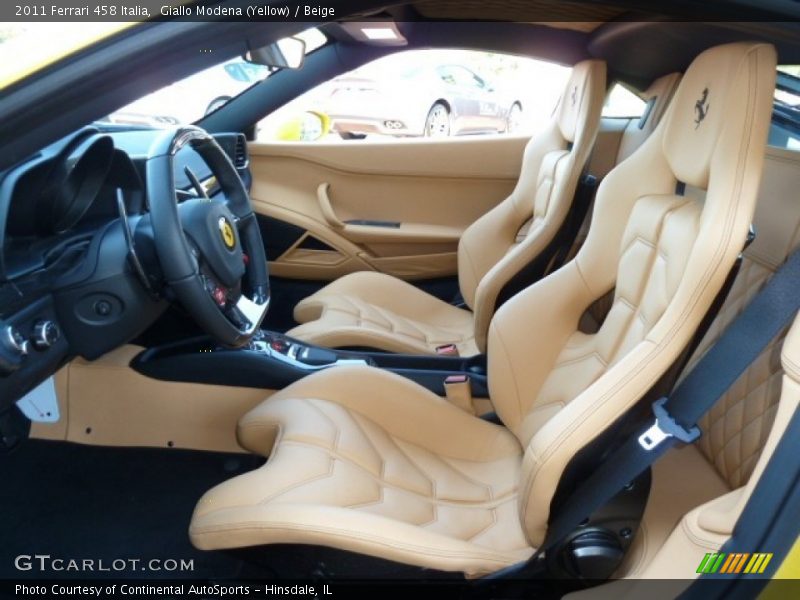  2011 458 Italia Beige Interior