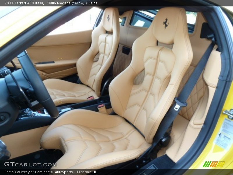  2011 458 Italia Beige Interior