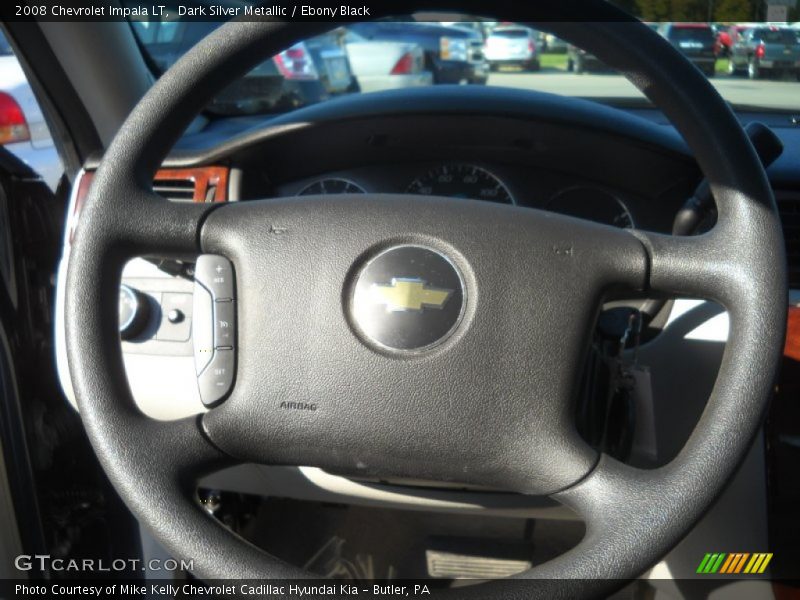 Dark Silver Metallic / Ebony Black 2008 Chevrolet Impala LT