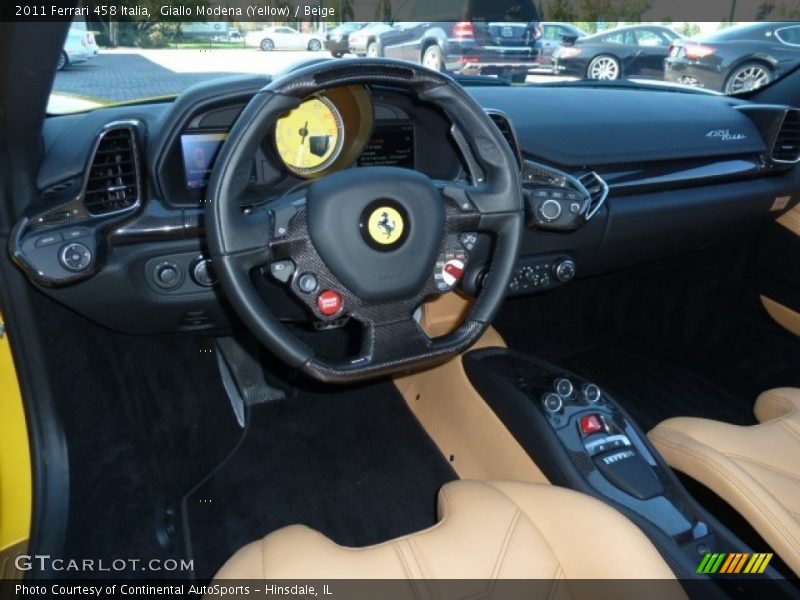 Dashboard of 2011 458 Italia