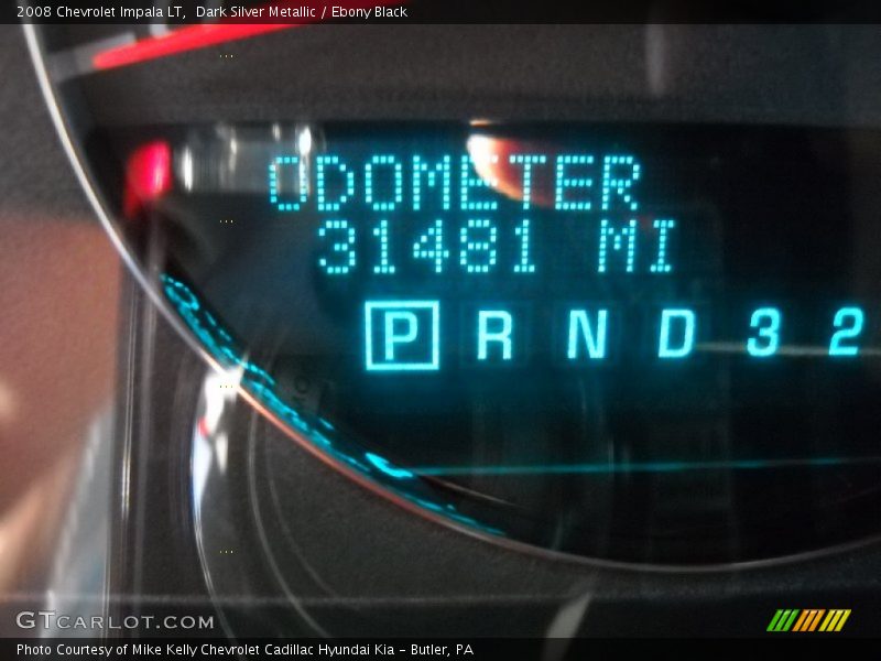 Dark Silver Metallic / Ebony Black 2008 Chevrolet Impala LT